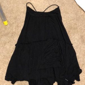 Black Layered dress shirt